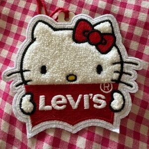 Hello Kitty X Levi’s Limited Edition Embroidered Patch RARE!